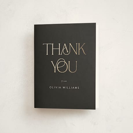 Foil-Pressed Graduation Thank You Cards