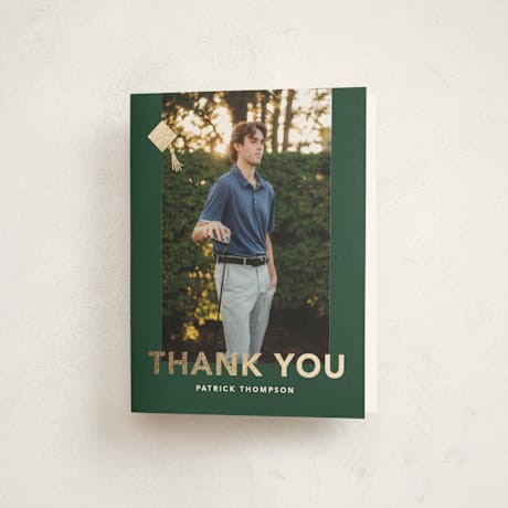 Foil-Pressed Graduation Thank You Cards