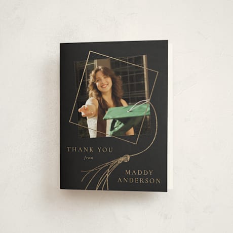 Foil-Pressed Graduation Thank You Cards