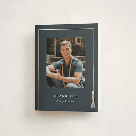 Foil-Pressed Graduation Thank You Cards