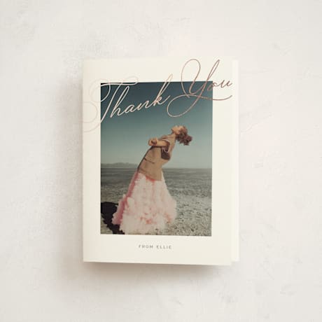 Foil-Pressed Graduation Thank You Cards