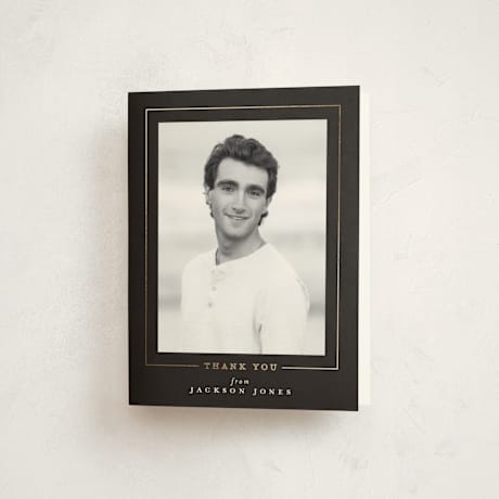 Foil-Pressed Graduation Thank You Cards