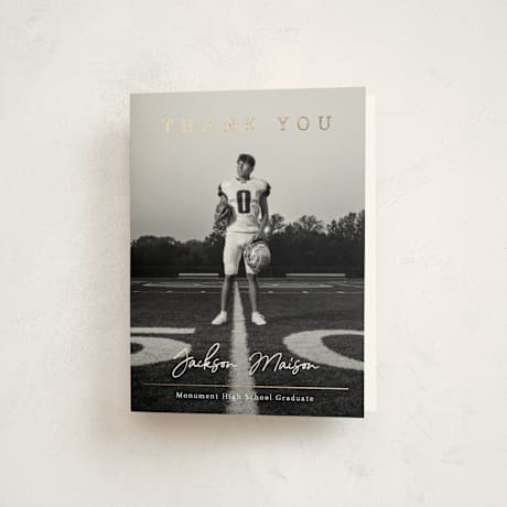 Foil-Pressed Graduation Thank You Cards