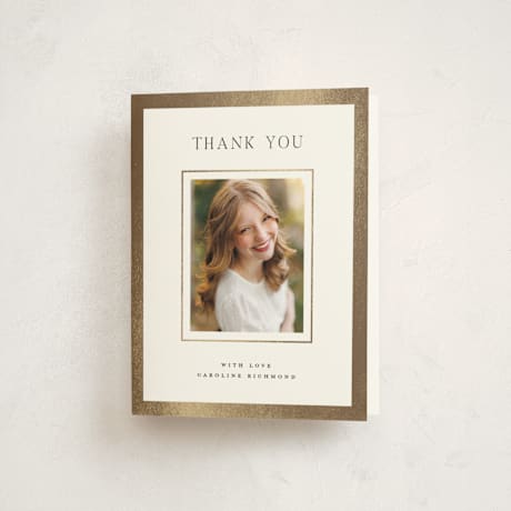 Foil-Pressed Graduation Thank You Cards