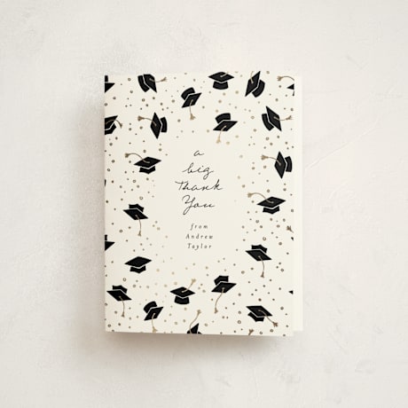 Foil-Pressed Graduation Thank You Cards