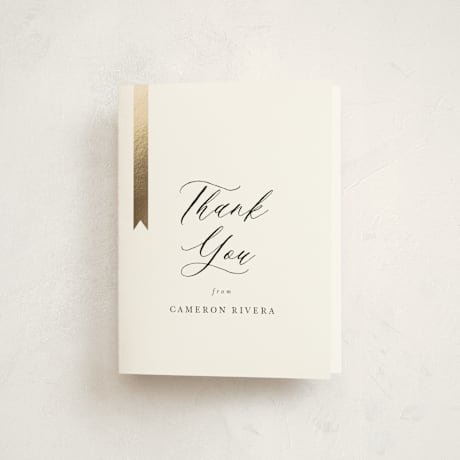 Foil-Pressed Graduation Thank You Cards