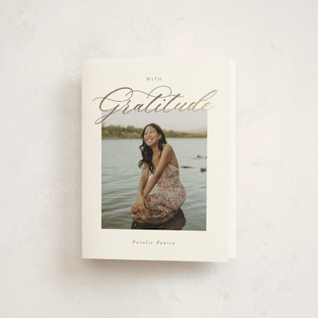 Foil-Pressed Graduation Thank You Cards