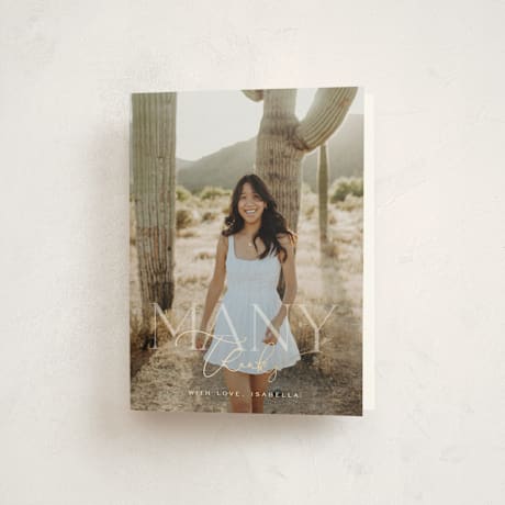 Foil-Pressed Graduation Thank You Cards