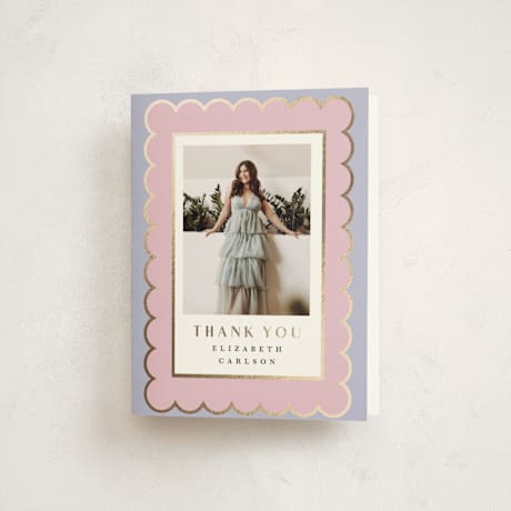 Foil-Pressed Graduation Thank You Cards