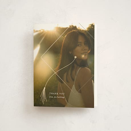 Foil-Pressed Graduation Thank You Cards