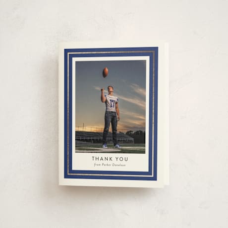 Foil-Pressed Graduation Thank You Cards