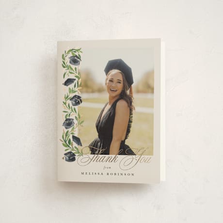 Foil-Pressed Graduation Thank You Cards