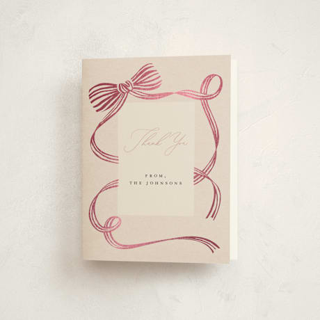 Foil-Pressed Baby Shower Thank You Cards