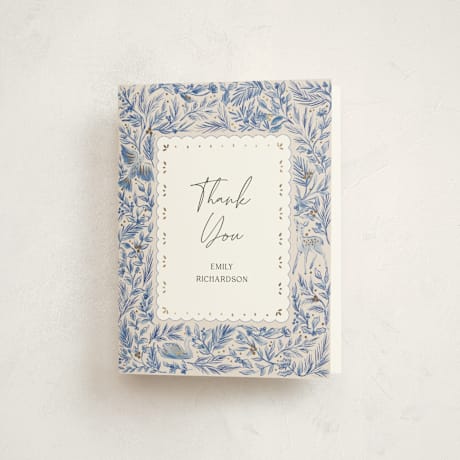 Foil-Pressed Baby Shower Thank You Cards