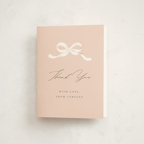 Foil-Pressed Baby Shower Thank You Cards