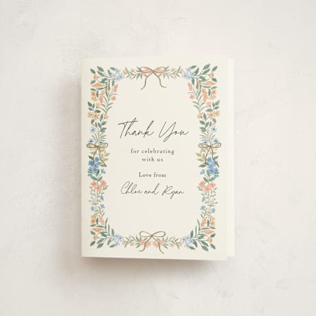 Foil-Pressed Baby Shower Thank You Cards