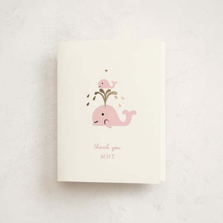 Foil-Pressed Baby Shower Thank You Cards