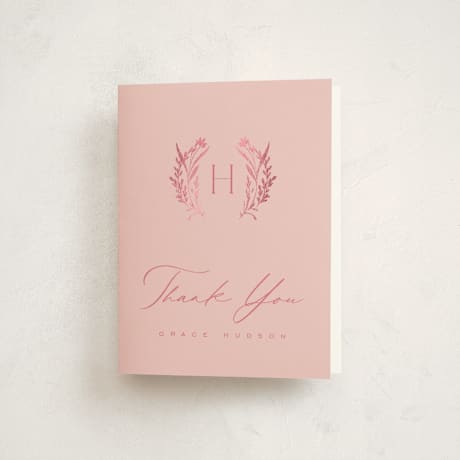 Foil-Pressed Baby Shower Thank You Cards