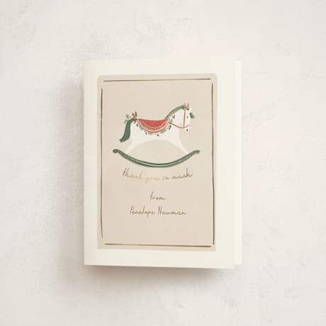 Foil-Pressed Baby Shower Thank You Cards