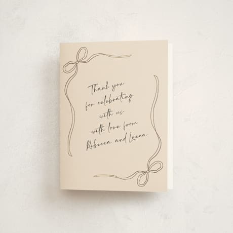 Foil-Pressed Baby Shower Thank You Cards