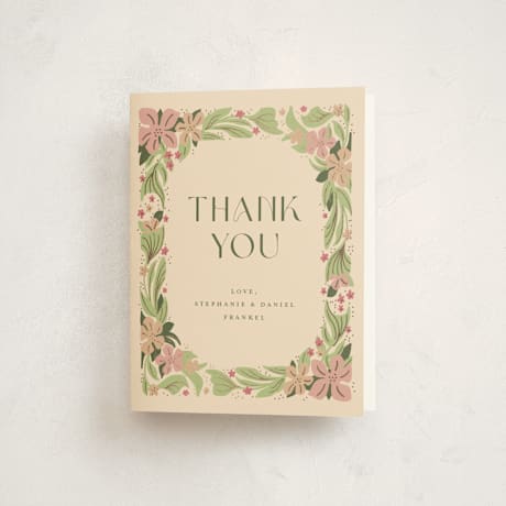 Foil-Pressed Baby Shower Thank You Cards