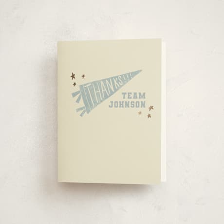 Foil-Pressed Baby Shower Thank You Cards