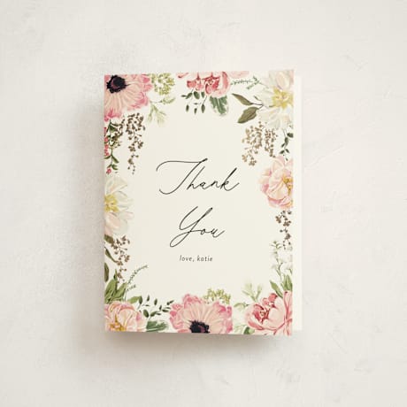 Foil-Pressed Baby Shower Thank You Cards