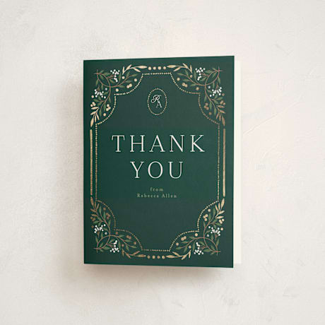 Foil-Pressed Baby Shower Thank You Cards