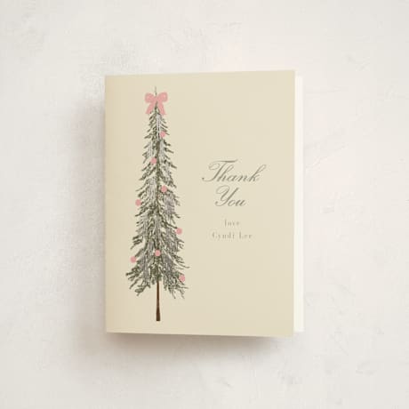 Foil-Pressed Baby Shower Thank You Cards