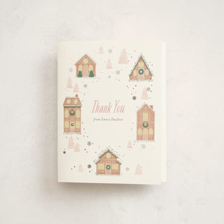 Foil-Pressed Baby Shower Thank You Cards