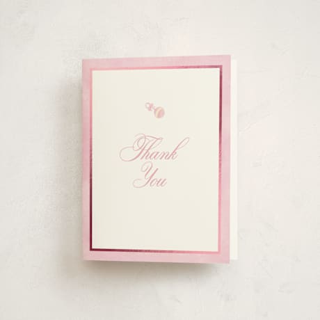 Foil-Pressed Baby Shower Thank You Cards