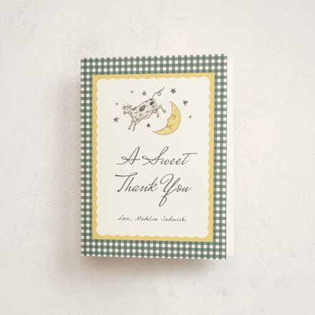 Foil-Pressed Baby Shower Thank You Cards