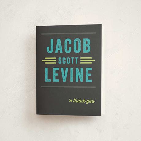 Mitzvah Thank You Cards