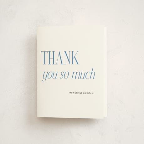 Mitzvah Thank You Cards