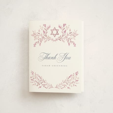 Mitzvah Thank You Cards