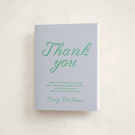 Mitzvah Thank You Cards