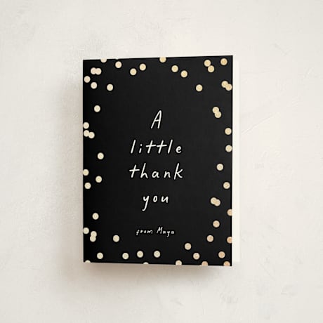 Foil-Pressed Mitzvah Thank You Cards