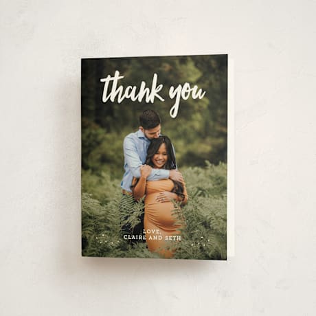 Pregnancy Announcement Thank You Cards