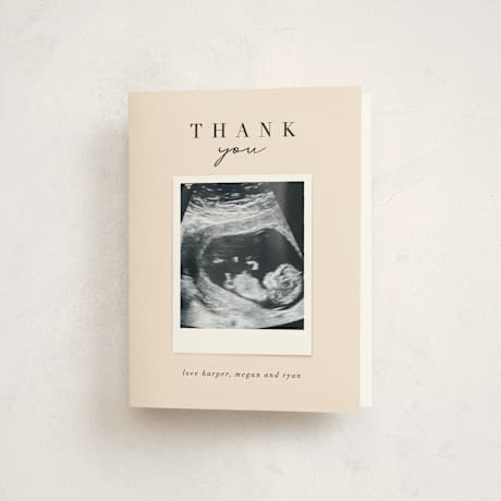 Pregnancy Announcement Thank You Cards