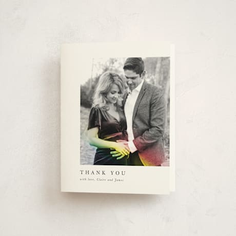 Pregnancy Announcement Thank You Cards