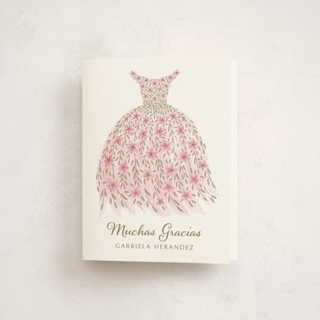 Quinceañera Thank You Cards