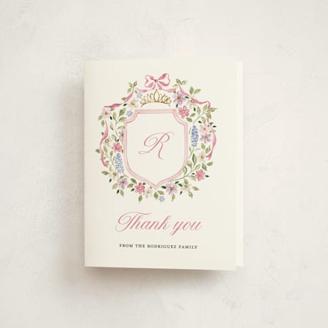 Quinceañera Thank You Cards