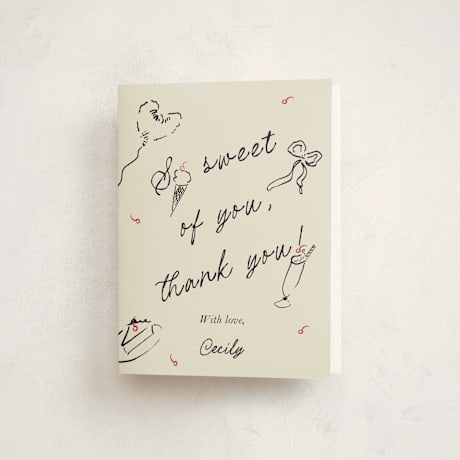 Sweet Sixteen Party Thank You Cards