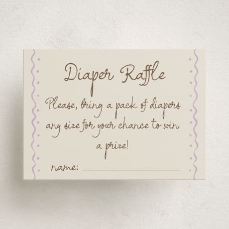 Mini Baby Shower Insert Cards