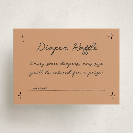 Mini Baby Shower Insert Cards