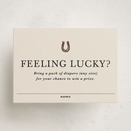 Mini Baby Shower Insert Cards