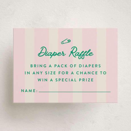 Mini Baby Shower Insert Cards