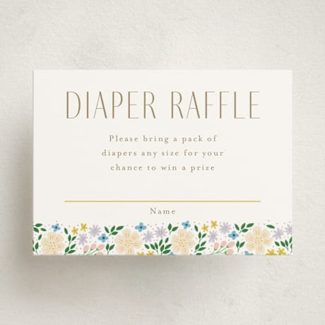 Mini Baby Shower Insert Cards