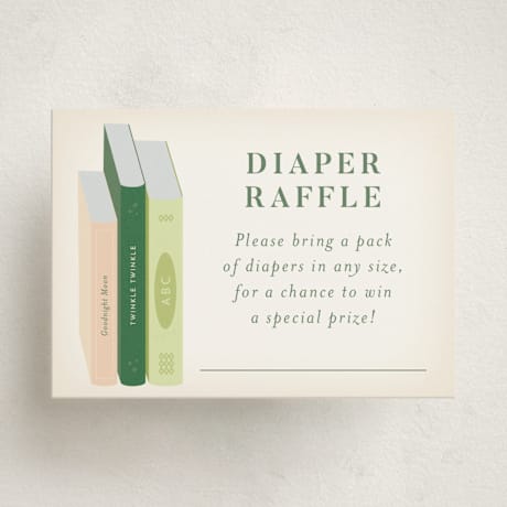 Mini Baby Shower Insert Cards