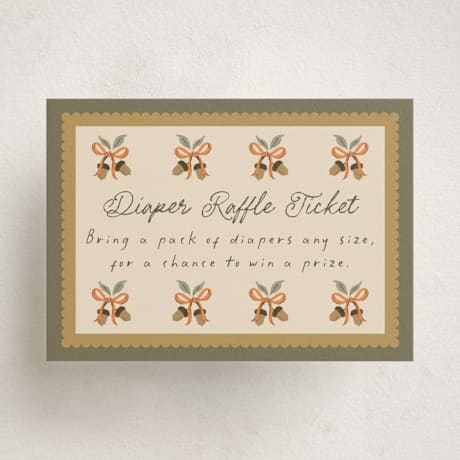 Mini Baby Shower Insert Cards